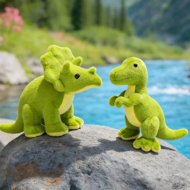 Cuddly Lime Green Dinosaur Plush Toy Assortment - Image 4