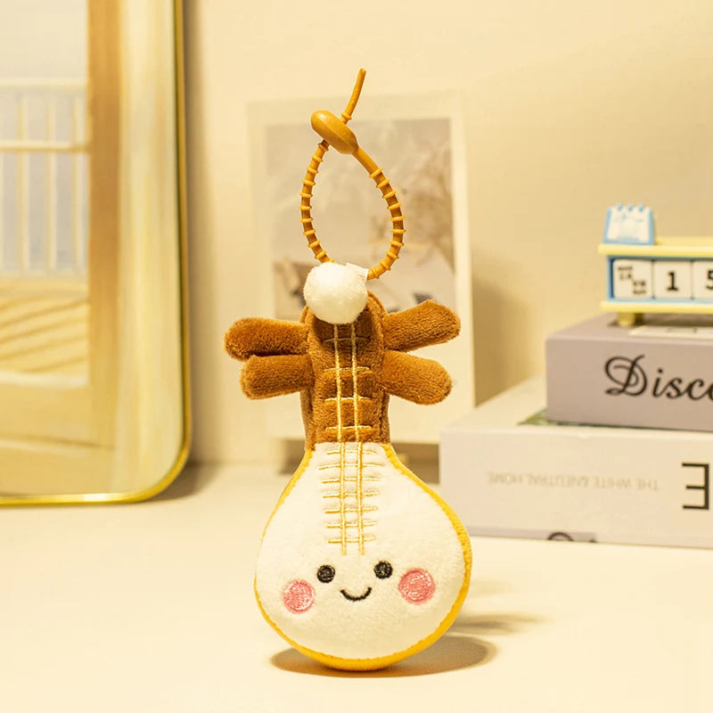 Adorable Plush Instrument & Fruit Keychain - Image 14