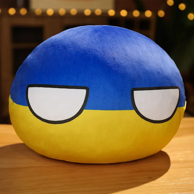 Soft Round Countryball Flag Plush Toy - Image 10