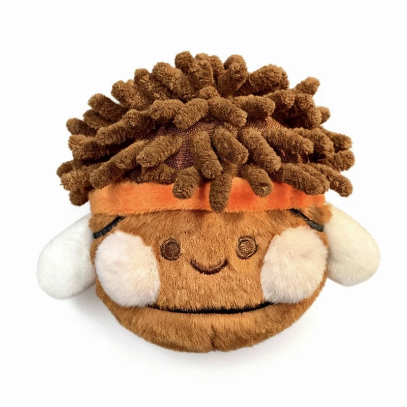 Cute Sports Ball Plush Keychains Set of 5 - Image 6