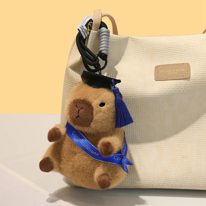 Adorable Graduation Plush Keychain with Ribbon - Image 15