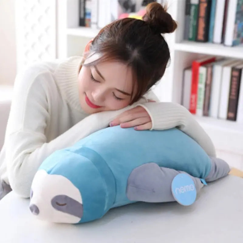 Soft Plush Sloth Hugging Pillow - Image 4