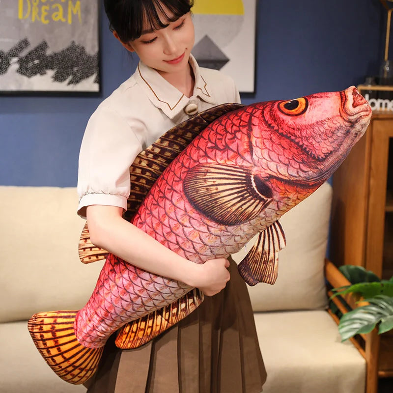 Realistic 3D Print Fish Plush Pillow - Image 4