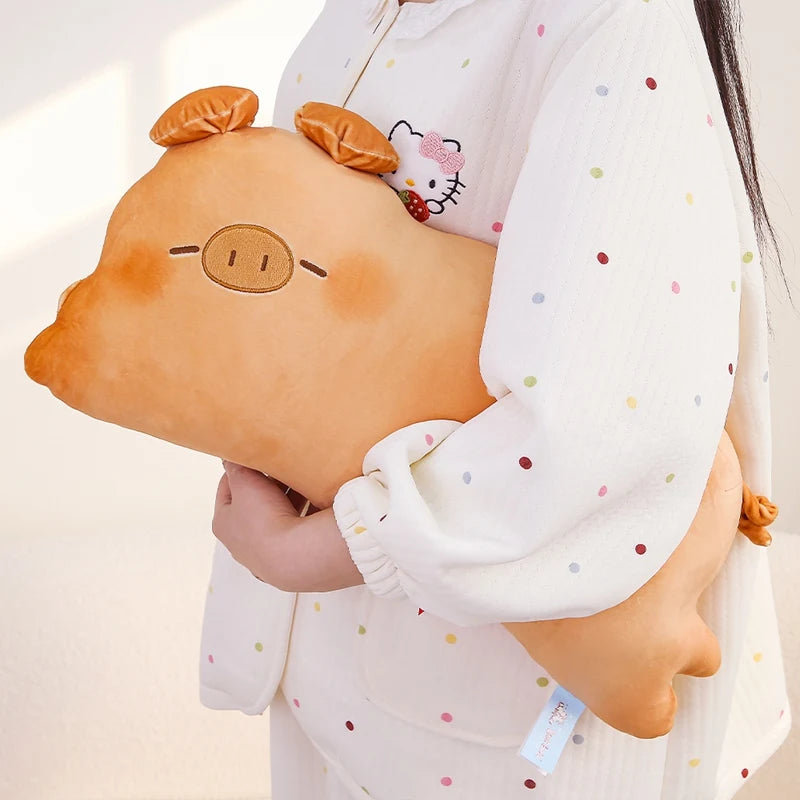 Kawaii Loaf Animal Plush Pillow - Image 3