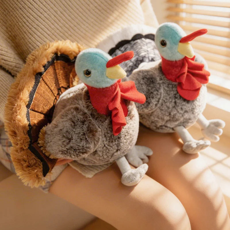 Soft Farm Chicken and Turkey Plush Animals - Image 4