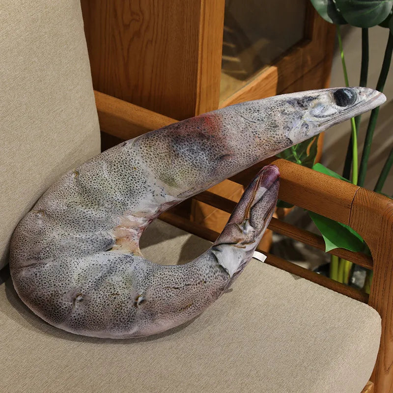 Realistic Cooked Seafood Plush Pillows - Image 7