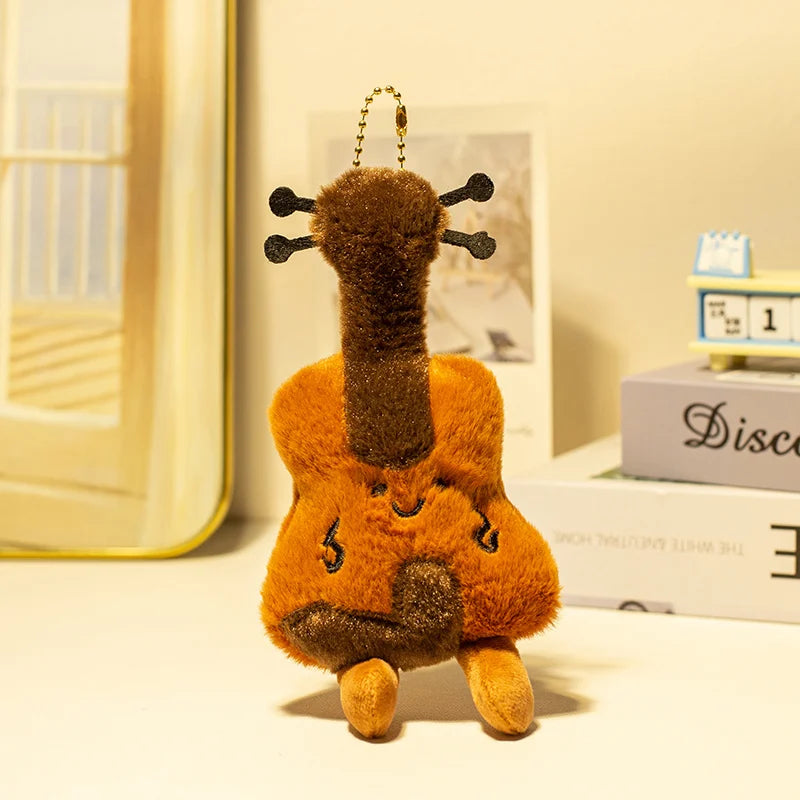 Adorable Plush Instrument & Fruit Keychain - Image 16