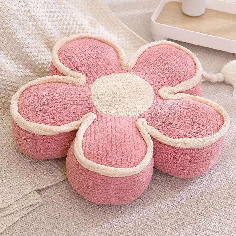 Cozy Knitted Flower Floor Cushion - Image 10