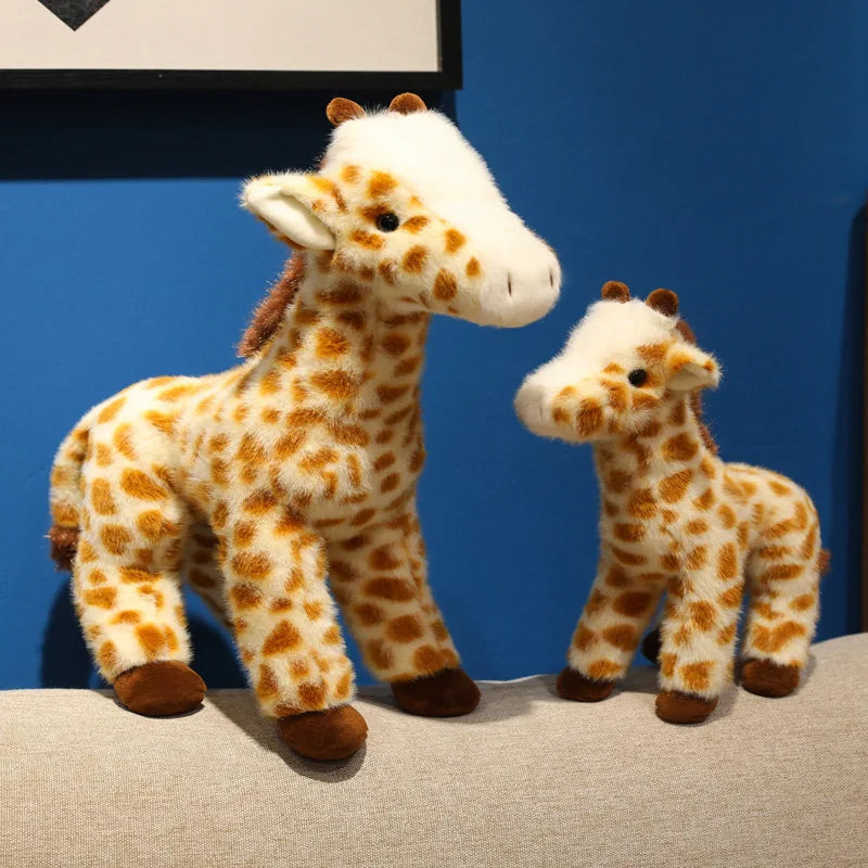 Soft Cream and Brown Spotted Giraffe Plush - Image 5