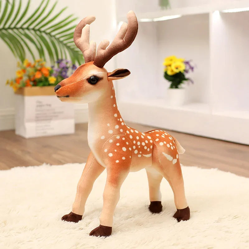 Spotted Deer Plush Toy with Antlers - Image 7