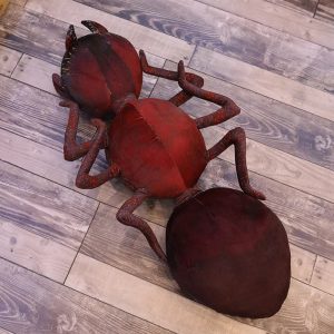 Giant Distressed Burgundy Ant Plush Toy