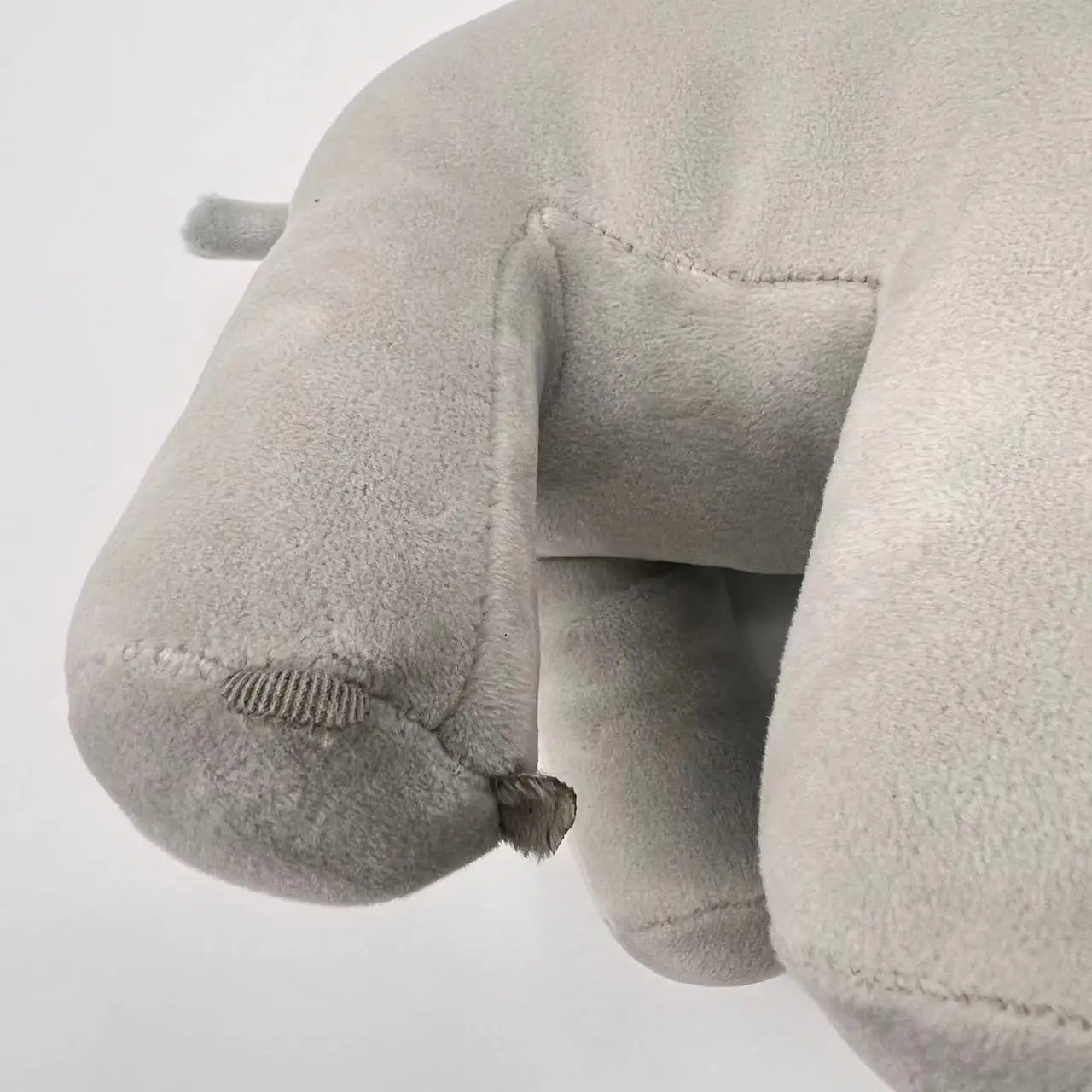 Soft Plush Elephant Toy in Pink or Gray - Image 4