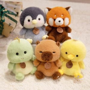 Adorable Chubby Animal Plushie Set