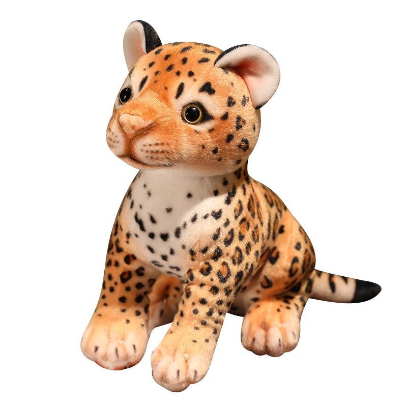 Realistic Leopard Cub Plush Toy - Image 6