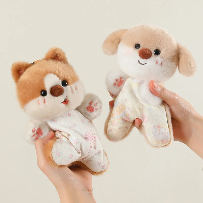 Pastel Plush Animal Toys with Patterned Bodies - Image 6