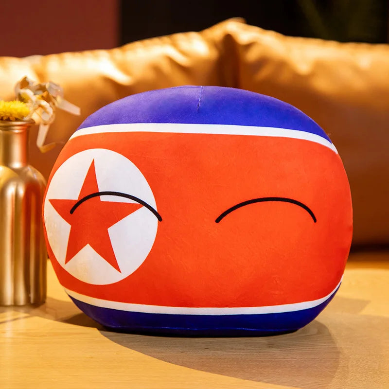 French Countryball Plush Toy with Mustache - Image 9