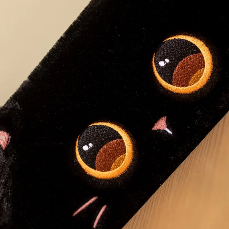 Cute Black Cat Plush Collapsible Organizer - Image 4