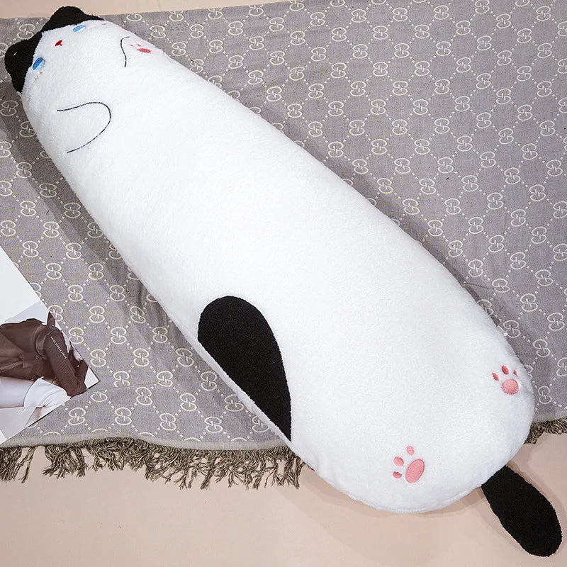 Cute Long Beige Bear Plush Body Pillow - Image 6