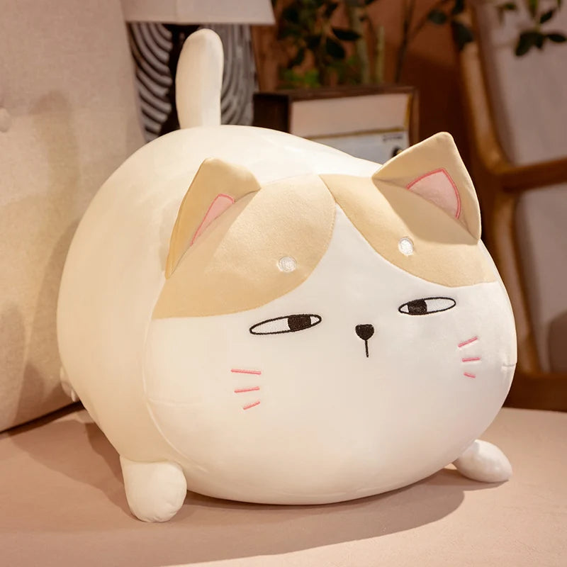 Chubby Cat Plush Pillow with Diverse Styles - Image 7