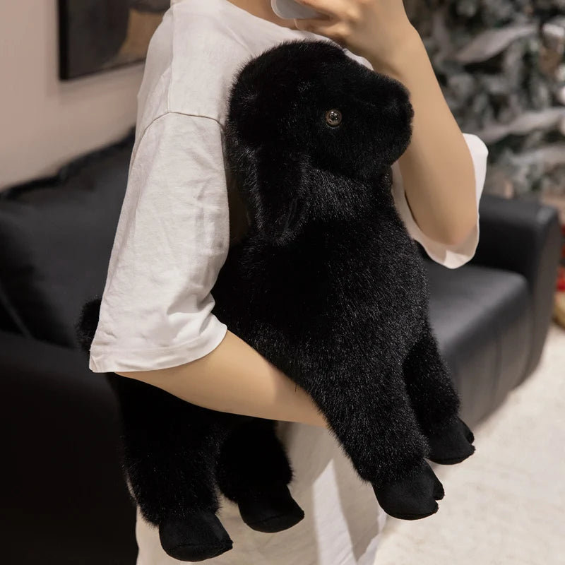 Fluffy White Plush Lamb Stuffed Animal - Image 6