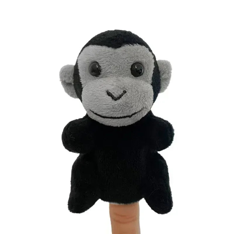 6-Piece Plush Wild Animal Finger Puppet Set - Image 44