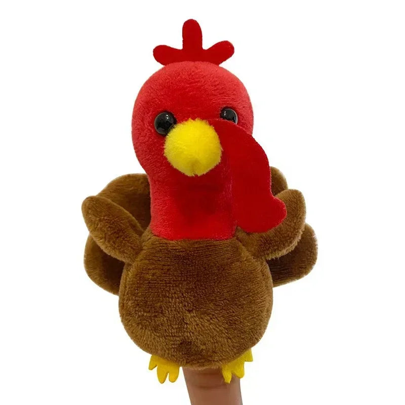 6-Piece Plush Wild Animal Finger Puppet Set - Image 39