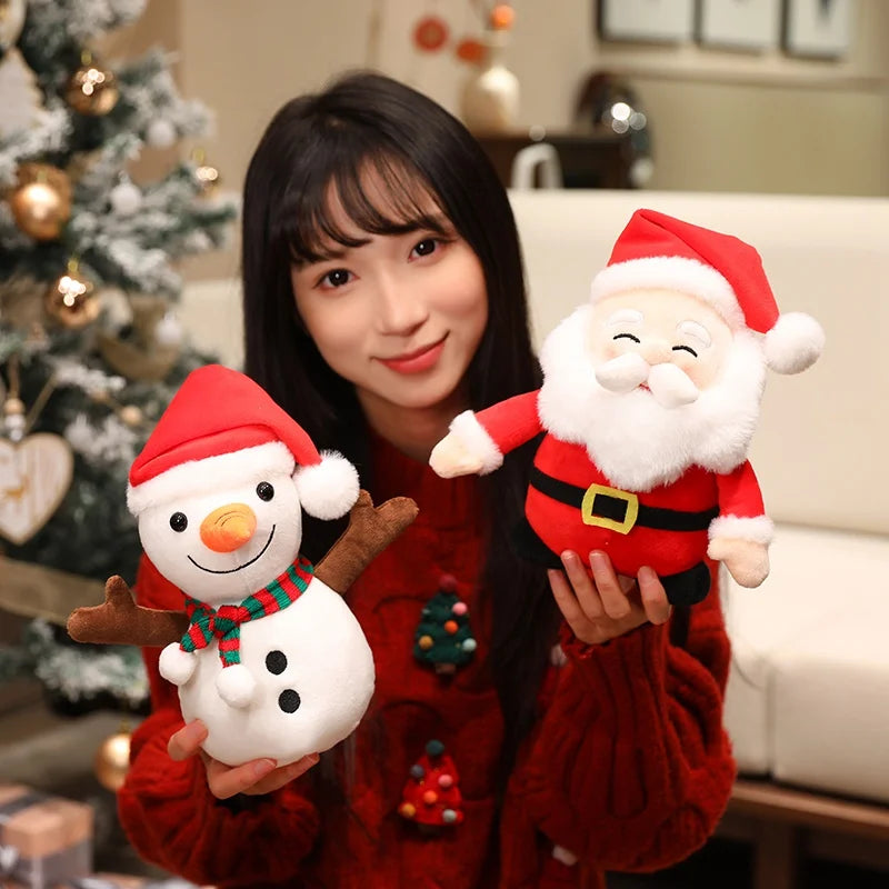 Adorable Christmas Plush Character Set - Image 4