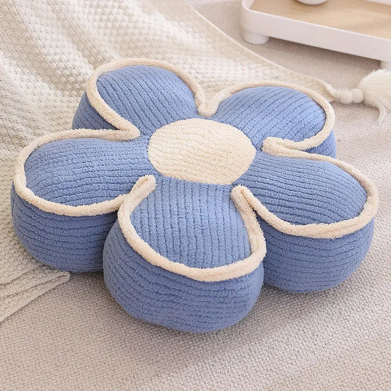 Cozy Knitted Flower Floor Cushion - Image 12