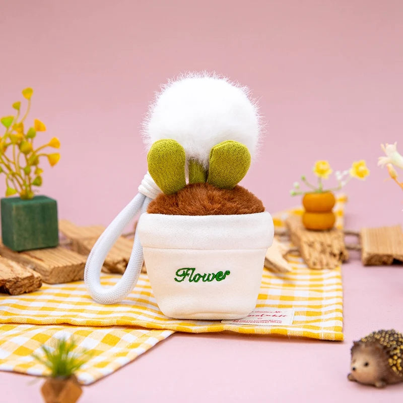 Cute Plush Plant Pot Keychain Assortment - Image 10