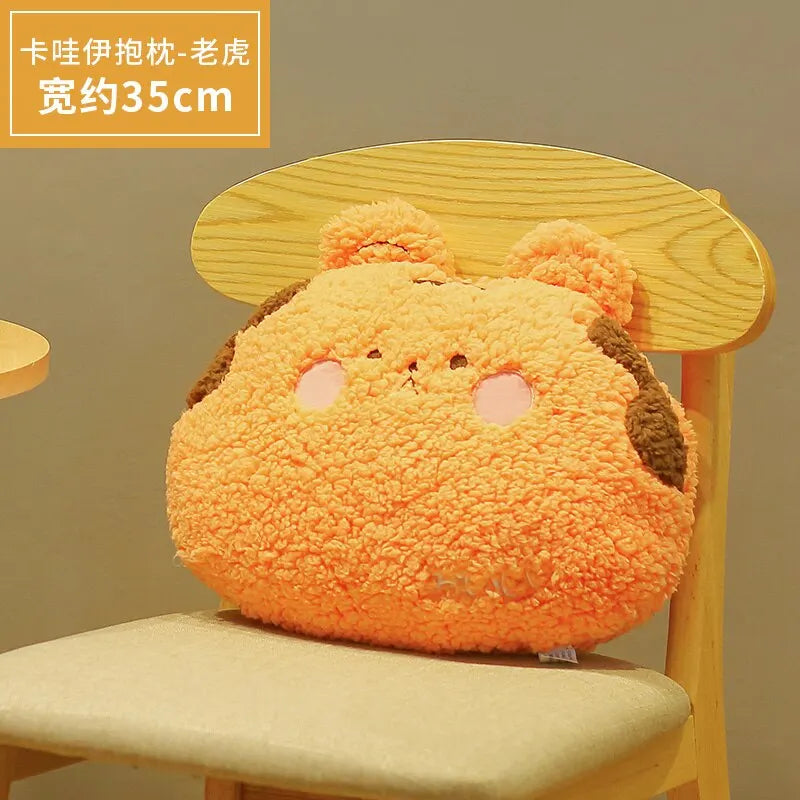 Kawaii Light Green Frog Plush Cushion - Image 9