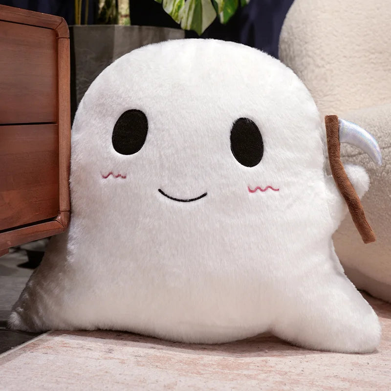 Cute Black Ghost Plush with Scythe - Image 6