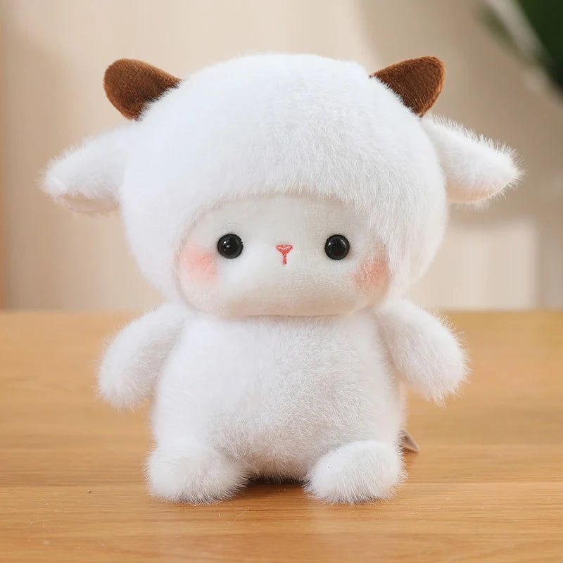 Cute Grey Elephant Plush Toy with Blush Cheeks - Image 10