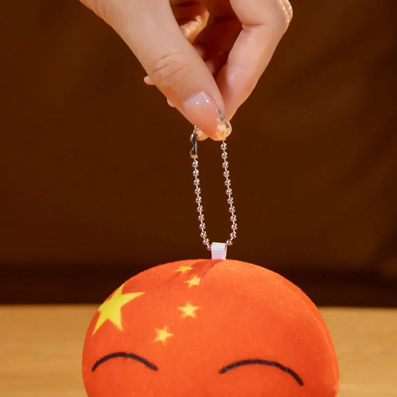 French Countryball Plush Toy with Mustache - Image 4