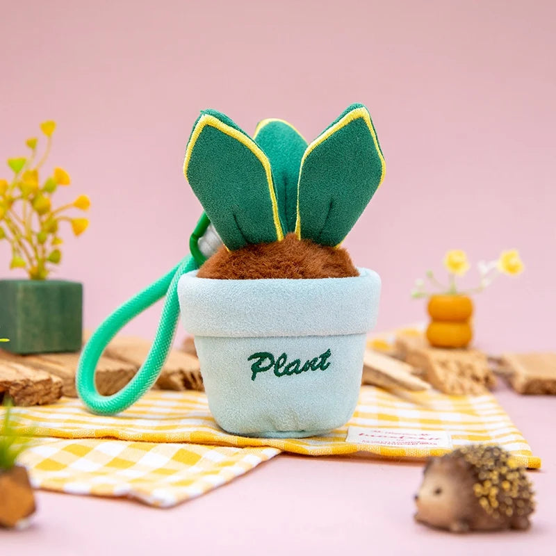 Cute Plush Plant Pot Keychain Assortment - Image 11
