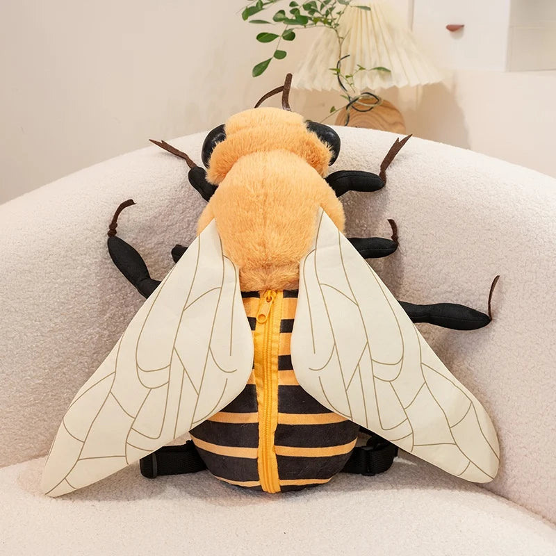 Cute Red Ladybug Plush Backpack - Image 7
