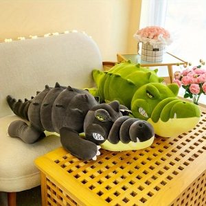 Grumpy Alligator Plush Pillow