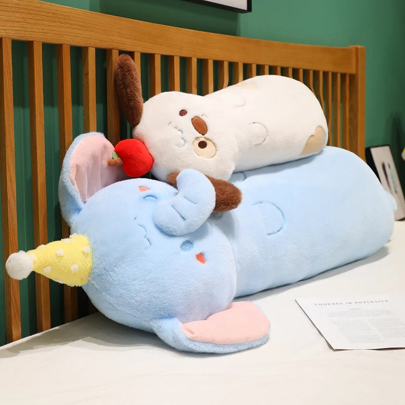 Cute Tan Cat Plush Body Pillow - Image 4