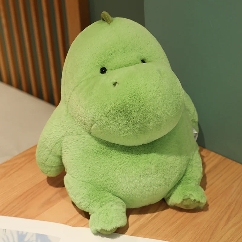 Cute Light Grey Sitting Plush Elephant - Image 6