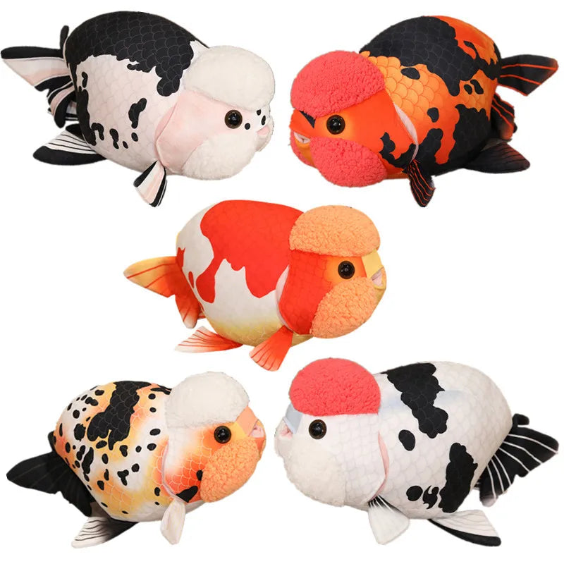 Chunky Ranchu Goldfish Plush Toy - Image 6