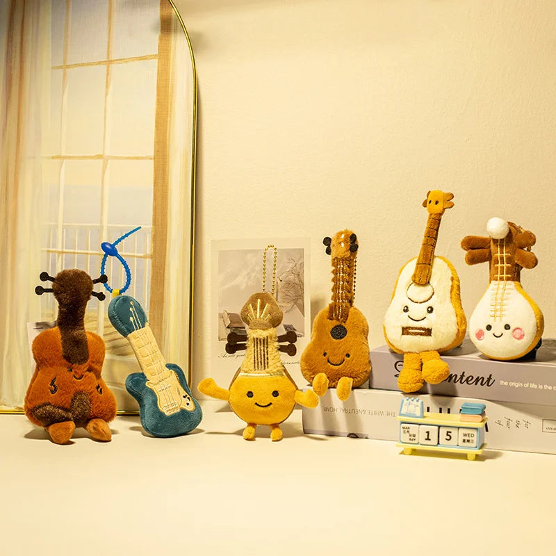 Adorable Plush Instrument & Fruit Keychain - Image 6