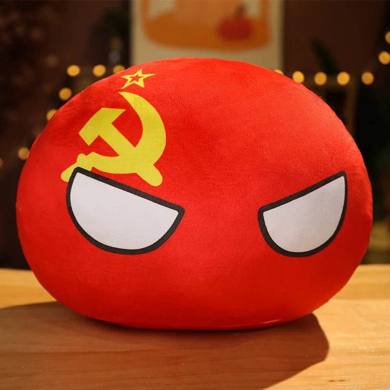 Countryball National Flag Plush Cushion - Image 24