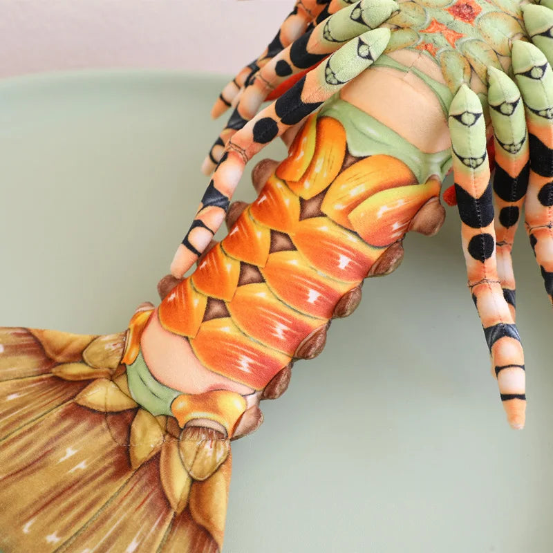 Vibrant Orange Lobster Plush Toy - Image 4