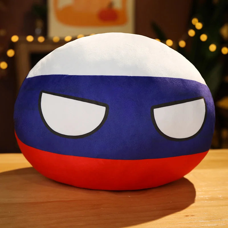 Countryball National Flag Plush Cushion - Image 19