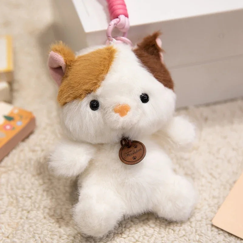 Cute Animal Plush Keychain with Braided Lanyard - Image 11