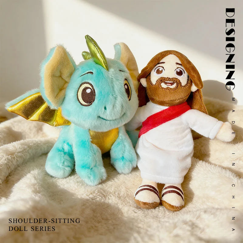 Adorable Shoulder-Sitting Plush Toy Collection - Image 2