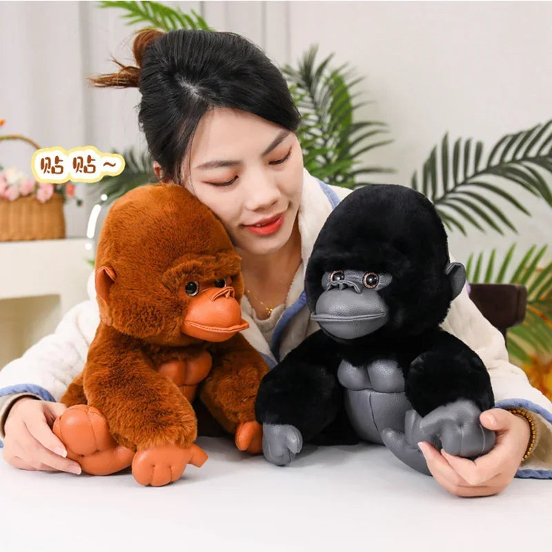 Cute Plush Gorilla with Muscular Chest - Image 2
