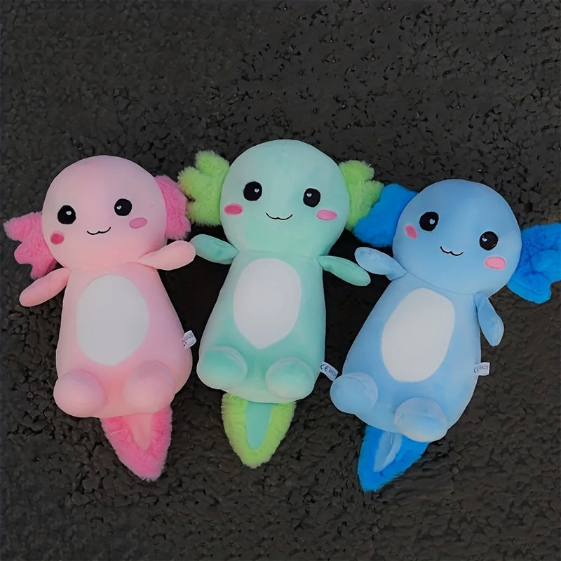 Cute Axolotl Plush Toy with Fluffy Frills - Image 4