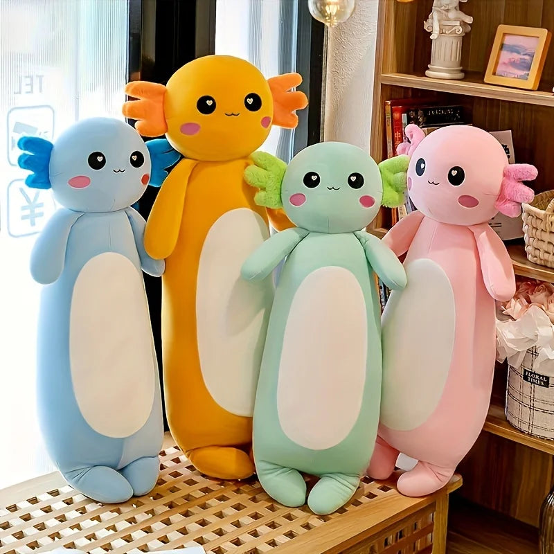 Pastel Axolotl Plush Long Body Pillow - Image 2