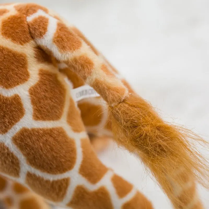 Realistic Standing Giraffe Plush Toy - Image 2