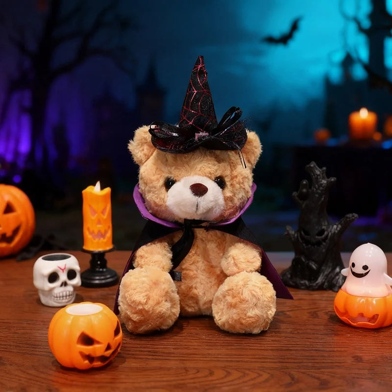 Cute Halloween Witch Plush Bear Set - Image 11